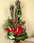 Business bouquet with exotic flowers – imaginea 1
