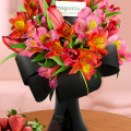 Buchet cu lalele şi alstroemeria