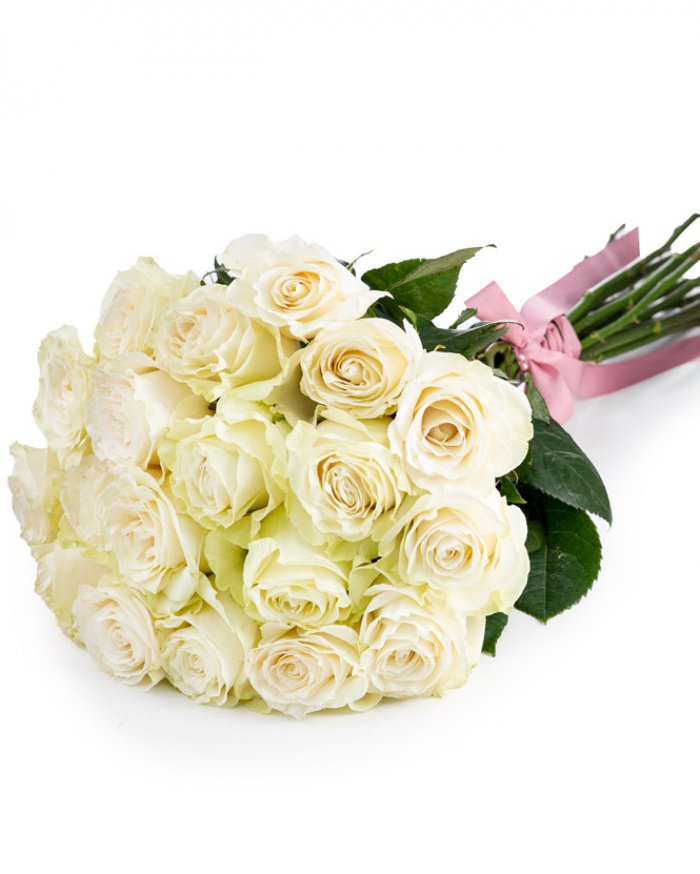 Bouquet white roses „Timeless” – the image 1