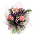 Buchet trandafiri roz