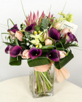 Bouquet with very resistant exotic flowers – imaginea 1