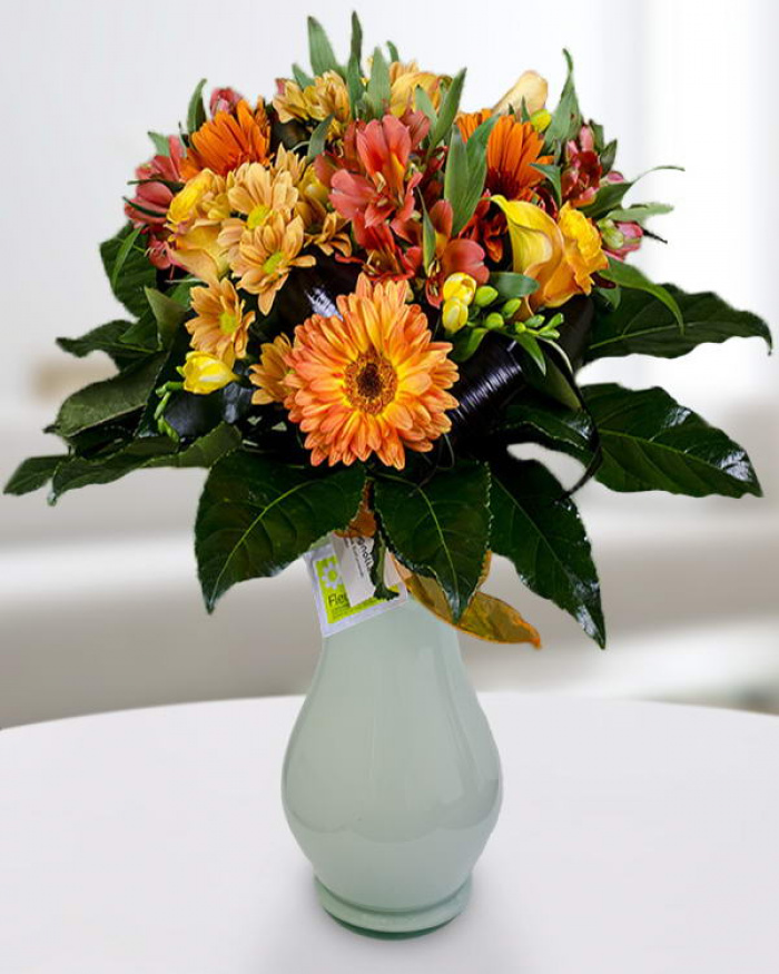 Buchet flori orange – imaginea 1