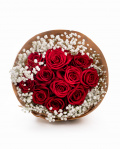 Buchet 11 trandafiri rosii – imaginea 1
