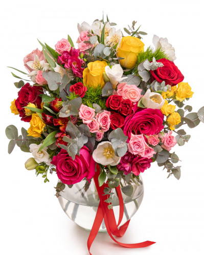 Buchet de flori „Simfonie de culori”