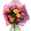 Buchet flori mix viu colorate