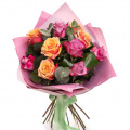 Buchet flori mix viu colorate