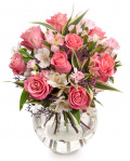 Buchet flori in culori pastel – imaginea 1