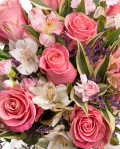Buchet flori in culori pastel – imaginea 2
