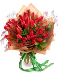 Buchet lalele roșii – imaginea 1