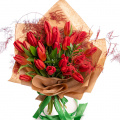 Buchet lalele roșii