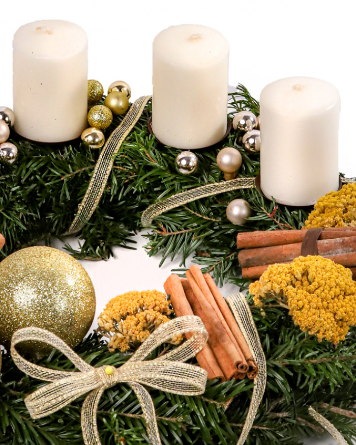 Coronita de advent cu scortisoara – imaginea 2