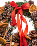 Christmas wreath for door