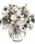 Buchet clasic cu flori albe – imaginea 1