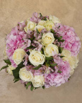 Luxury bouquet with hydrangea
