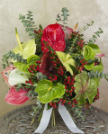 Anhturium luxury bouquet – imaginea 1