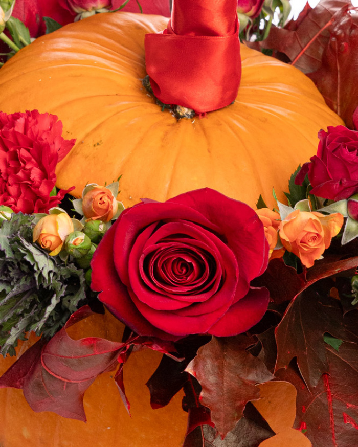 Halloween Pumpkin Arrangement  – imaginea 2