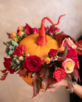 Halloween Pumpkin Arrangement  – imaginea 3