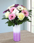 Buchet alb roz – imaginea 1
