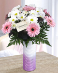 Buchet cu gerbere roz
