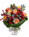Winter bouquet of roses – imaginea 1