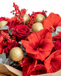 Buchet de Craciun cu globuri – imaginea 2