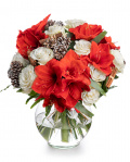 Buchet de Craciun cu conuri – imaginea 1