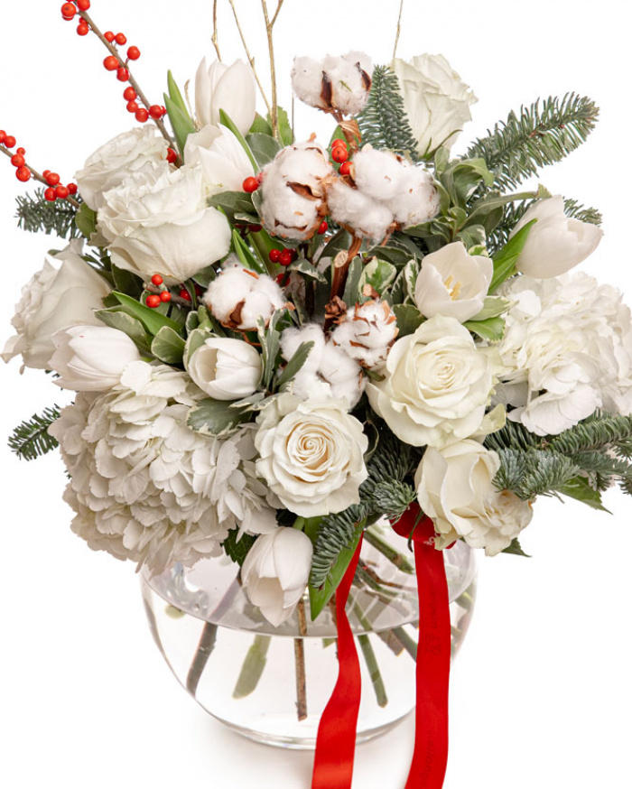 Buchet de iarnă cu lalele – imaginea 1