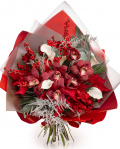 Buchet de iarnă cu Orhidee Cymbidium – imaginea 1
