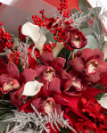 Buchet de iarnă cu Orhidee Cymbidium – imaginea 2