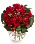 Buchet alstroemeria si trandafiri – imaginea 1