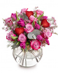 Buchet Valentine's Day cu accesorii