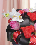 Buchet orhidee si accesorii – imaginea 2