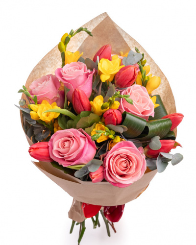 Buchet cu flori de primavara