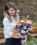 Buchet de Florii cu crini si irisi