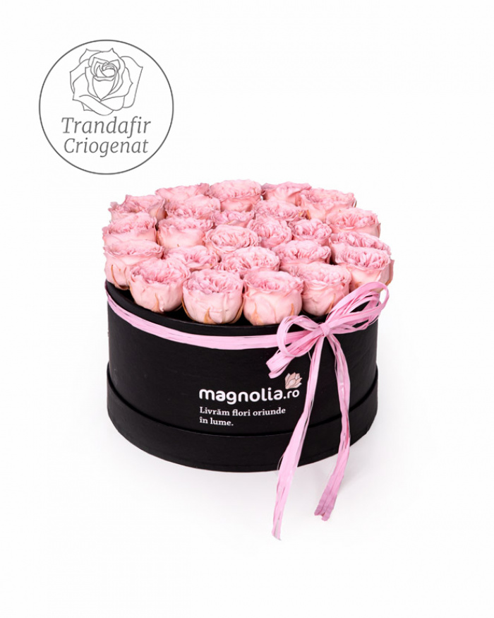 Cutie cu trandafiri criogenati englezesti – imaginea 1