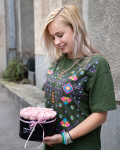 Cutie cu trandafiri criogenati englezesti