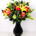 Buchet crini si anthurium