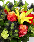 Buchet crini si anthurium – imaginea 2