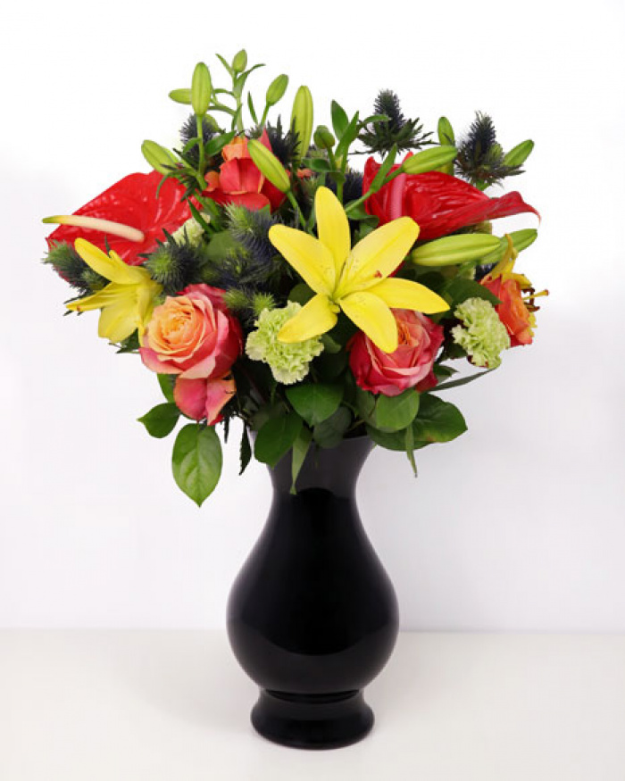 Bouquet of lilies and anthurium – the image 1