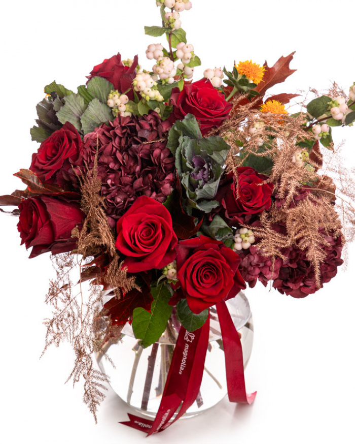 Bouquet in autumn shades – imaginea 1