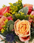 Box with orange roses – imaginea 2