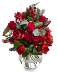 Buchet de iarnă cu Amaryllis – imaginea 1