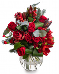 Buchet de iarnă cu Amaryllis – imaginea 1