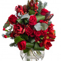 Buchet de iarna cu Amaryllis