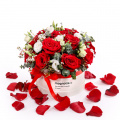 Cadou romantic cu trandafiri