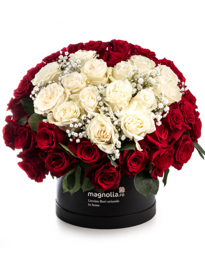 ”I love you” box of roses – the image 1