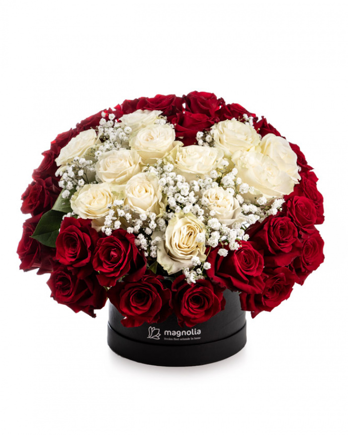 ”I love you” box of roses – the image 1