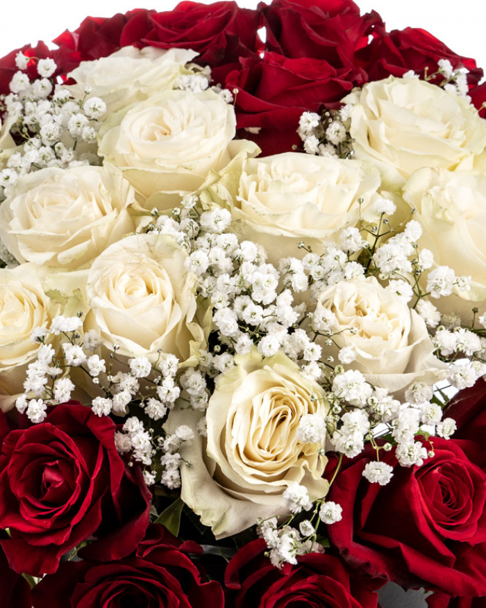 ”I love you” box of roses – the image 2
