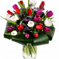 Buchet cu lalele colorate