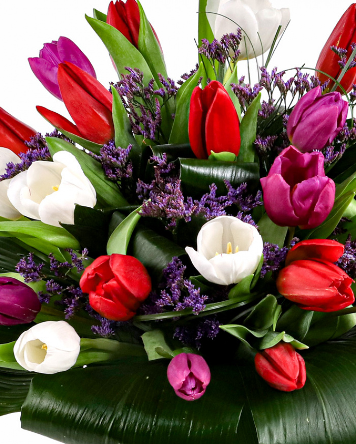 Buchet cu lalele colorate – imaginea 2